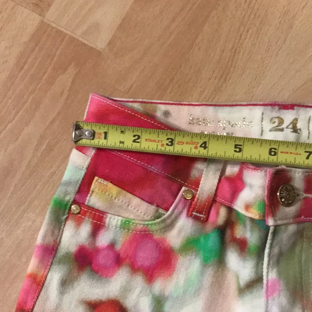 ♠️Kate Spade (NWT)♠️…Women’s 24…Perry Street Play Hooky Colorful Cropped Jeans! - Picture 12 of 17